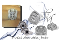 Designer rings by Heide-Marie Meier