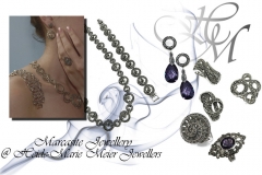 silver and marcasite collection